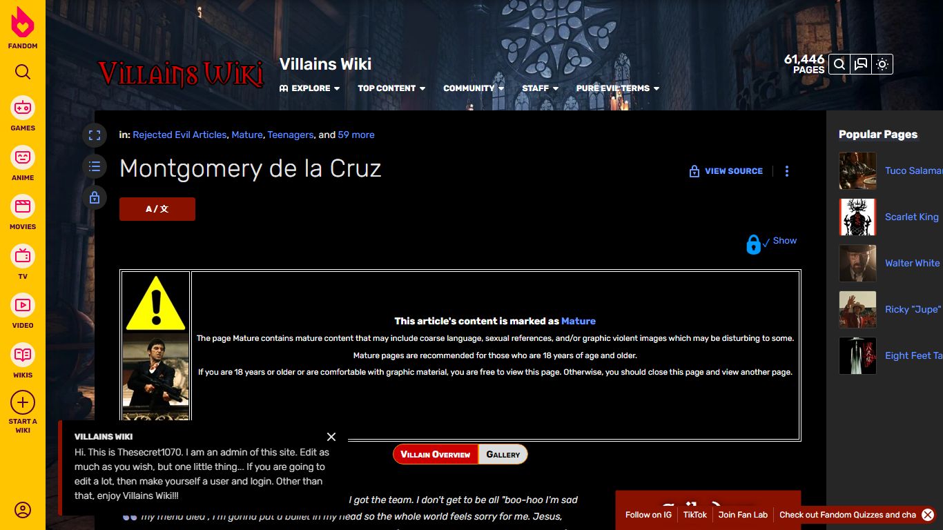Montgomery de la Cruz | Villains Wiki | Fandom