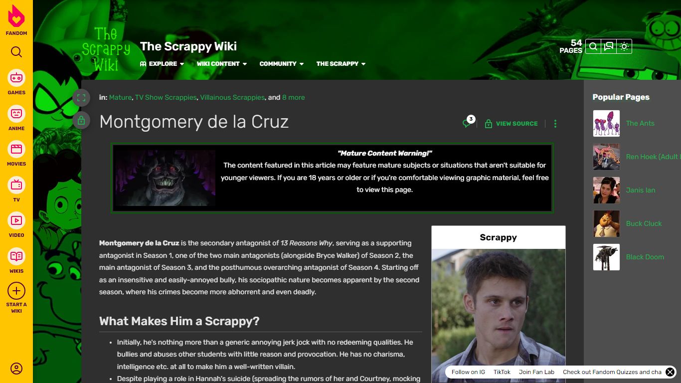 Montgomery de la Cruz | The Scrappy Wiki | Fandom
